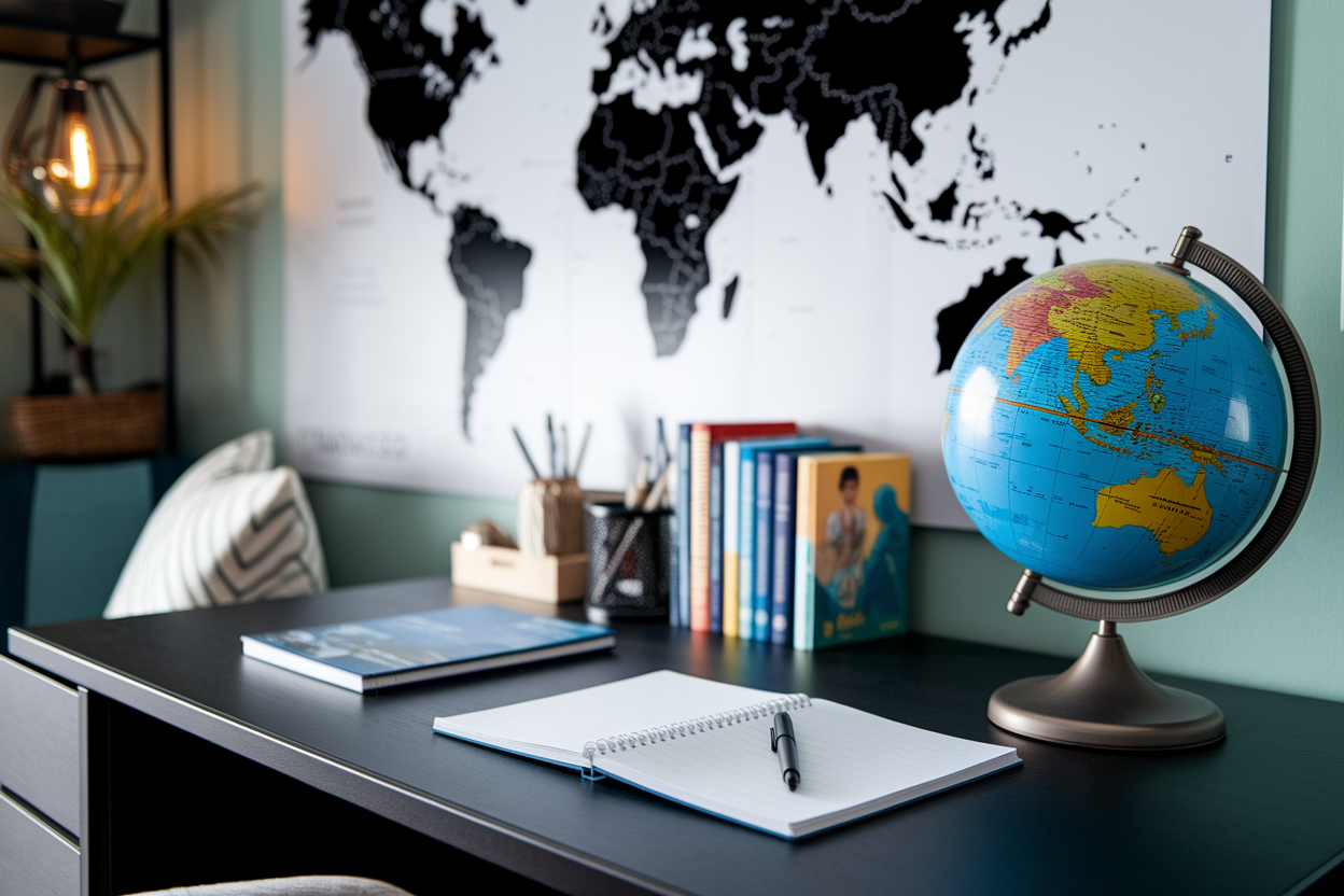 Aménager un coin planification de voyage dans votre bureau à domicile
