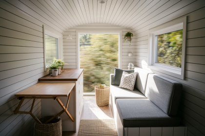 Meubles multifonctions pour optimiser l'espace dans une tiny house