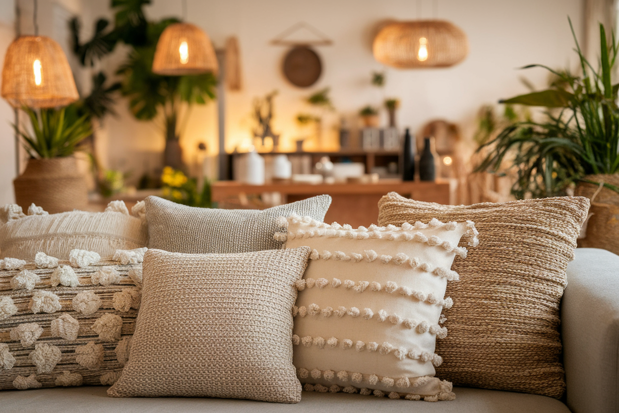 Textiles et accessoires durables pour une déco qui vous ressemble vraiment