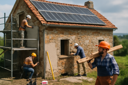 Estimer le coût global d'une maison ancienne avec rénovation énergétique à prévoir
